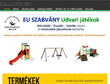 Tablet Screenshot of csuszda.eu